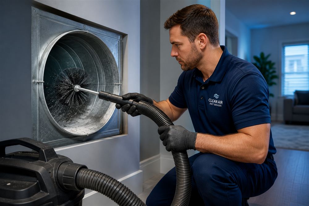 Commercial duct cleaning service